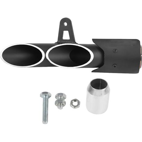 Pot d'échappement double sortie moto, silencieux arrière compatible YZFR6 et Suzuki GSXR (1/5)