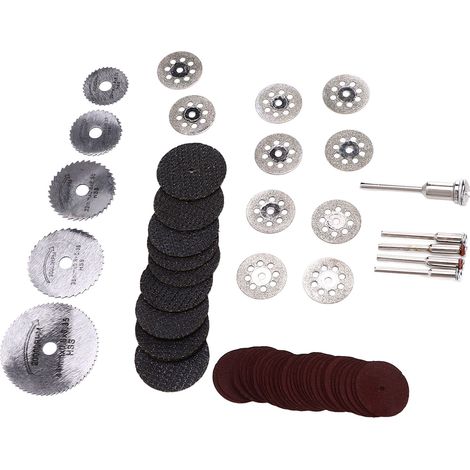 Sägeblatt-Set, Diamantschleifscheibe, Harztrennscheibe, Rotationspolier- und Schleifwerkzeugset (1/5)