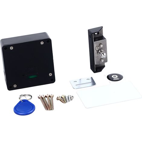Serrure invisible pour armoire, polyvalente, sécurisée et fiable grâce à la technologie NFC. Convient aux tiroirs, portes coulissantes, casiers et armoires à chaussures.