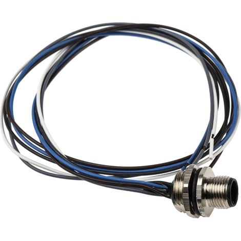 Cordon RS PRO 5 conducteurs , Fiche mâle droite M12 Mâle, 500mm ( Prix pour 1 ) (1/3)