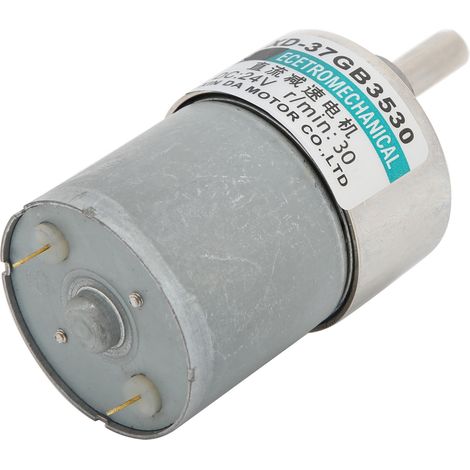24-V-Gleichstrom-Getriebemotor XD-37GB3530, niedrige Drehzahl 30 U/min, hohes Drehmoment, Rechts-/Linkslauf, für CNC-Werkzeugmaschinen (1/5)