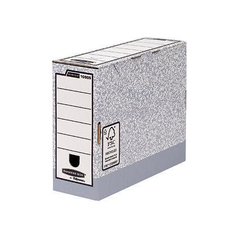 Bankers Box Boîte d'archives System 1080501 gris/blanc (1/4)