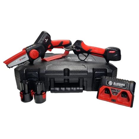 Kit Bluebird Potatore CS 22-04+Forbice PS23-25+ 2 batterie (1/4)
