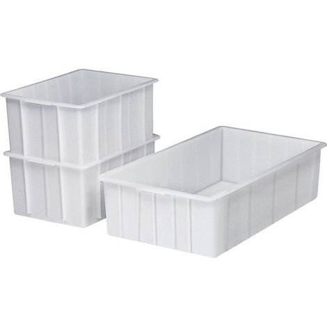 Contenitore in plastica angolare 55l ND-PE naturale L750xP445xH200mm senza foro maniglia CRAEMER