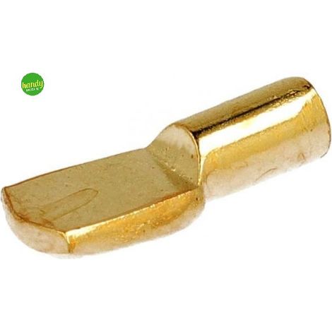 Reggipiani a paletta in ferro ottonato diam 5 mm 16 pz (1/2)