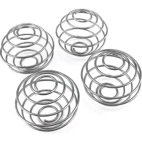 4pcs Stainless Steel Spring Ball Mixing Wire Whisk Ball For Shaker Cup Bottle Mixer (1/4)