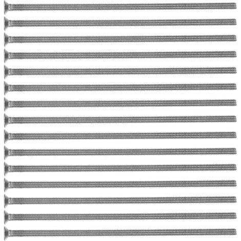 20 Pièces Vis à Tête Fraisée Cruciforme en Acier Inoxydable M4 X 110mm, Résistant la Rouille, Adapté pour Plaques de Prise et Caches de Boîtes Électriques (1/5)