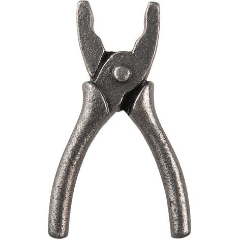 Bouton de Porte et Meuble en Forme de Pince Métal Marron Style Industriel 7x3x5 cm - PANGIVO (1/2)