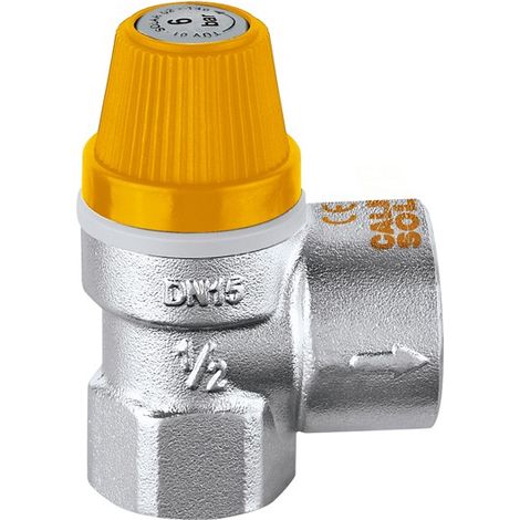 Válvula de seguridad solar serie 253 para instalaciones solares Características: 3 bar