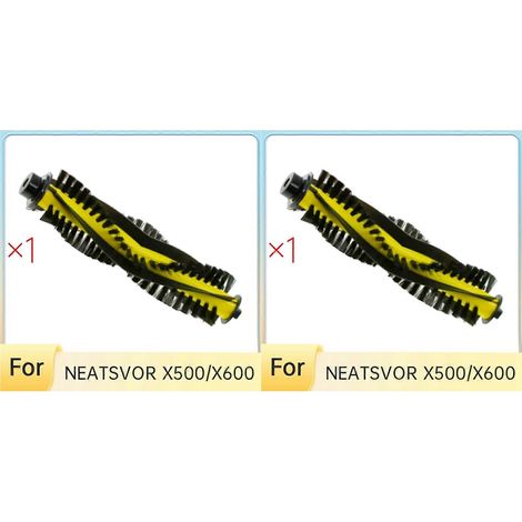 Brosse principale pour balayeuse NEATSVOR X500/X600 - Accessoires pour une efficacité de nettoyage accrue - Lot de 2 (1/5)