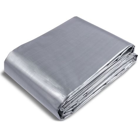 Telone di plastica resistente da 20 x 30 piedi (6 x 9 metri), spessore 10 mil, impermeabile, antistrappo e resistente ai raggi UV.