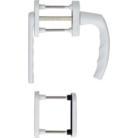 HOPPE® Fenstertürgriffgarnitur Atlanta 0990KH/66N/U26, Aluminium, 2266101