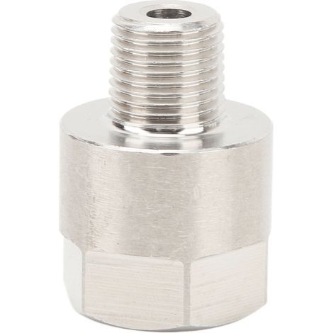 Eosnow Öldruckmesser-Adapter 1/8 Zoll NPT-Stecker auf M10 x 1,0-Buchse für Öl, Kraftstoff, Wasser, Druck, Temperatur, Messgerät