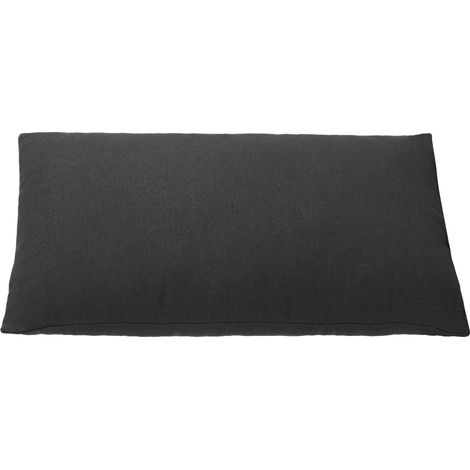 EGLO LIVING Kissen Iles, Couch Zierkissen Basic, Dekokissen aus Polyester und Baumwolle in Schwarz, Kissenbezug mit Inlett, Sofakissen 50x30 cm (1/5)