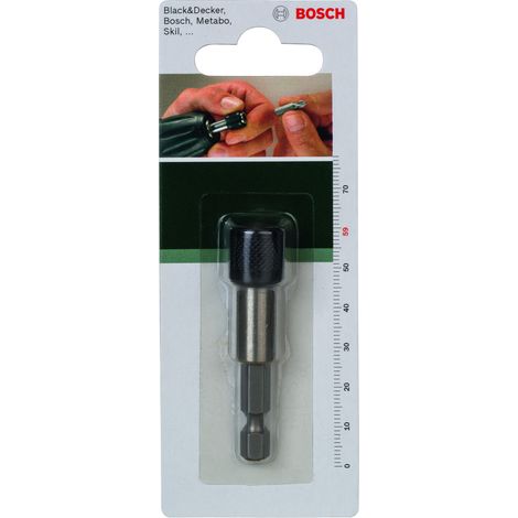 Porte-embouts hexagonaux extérieur universel Mandrin de perçage 1/4 BOSCH 2609255902 (1/2)