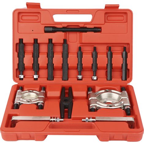 Kit de 14 pièces extracteur de roulements pour boîte de vitesses auto, séparateur en acier allié, barre de démontage outil (1/5)
