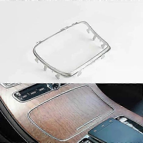 Porte-gobelet, garniture électroplaquée, couvercle de cendrier compatible avec Mercedes-Benz Classe E W213 (référence 2136830500-JXLGV). (1/5)