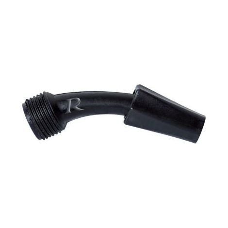 Ribimex – Buse simple jet n°4 – Accessoire pour pulvérisateur – Jet réglable 80° – Coudée à 30° – Pour pulvérisation précise
