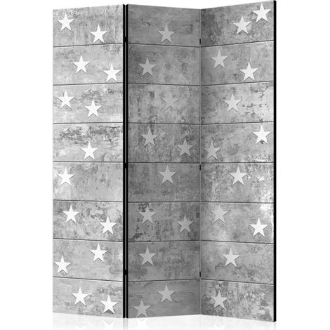 Paravent 3 Volets "Stars on Concrete" 135x172cm (1/2)