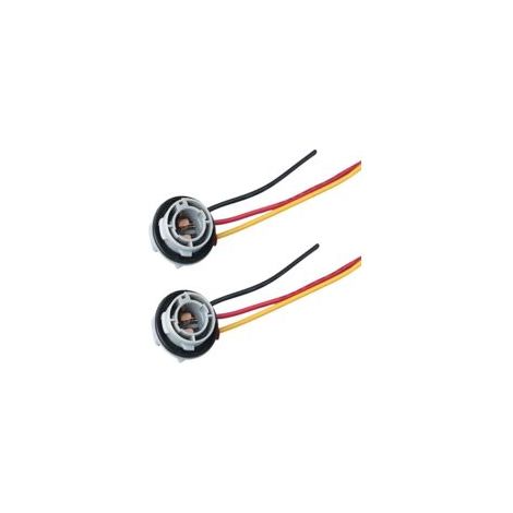 Set di 2 prese 1157 BAY15D, adattatore P21/5W per indicatori di direzione e luci dei freni dell'auto.