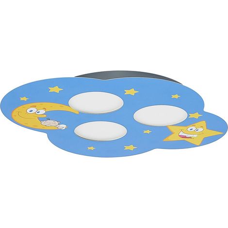 Deckenlampe "Thorke" aus Metall dimmbar für Kinderzimmer von Lindby (1/5)
