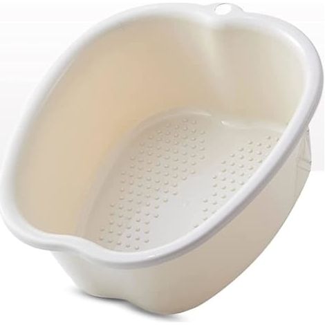 Filiyano-Bassin pour bain de pieds - Grand bassin pour bain de pieds, grande taille pour tremper les pieds, spa d'eau en plastique robuste et durable (1/4)