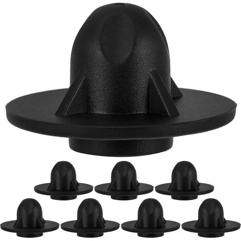 Lot de 8 embouts de pieds de chaise antidérapants - Embouts en caoutchouc pour pieds de chaise de camping - Protections de sol pour pieds de chaise de 1,25 cm de diamètre (1/5)