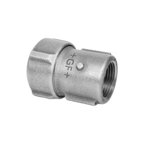 Primofit Übergangsstück mit IG, 3/8" für Stahlrohre, schwarz