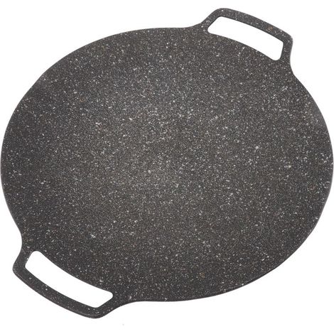 Plancha para barbacoa coreana, sartén circular antiadherente para uso doméstico y exterior, tipo universal, 30 cm. (1/5)