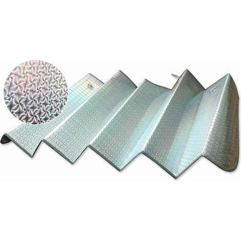 Pare-soleil pour pare-brise avec ventouse 130 x 60 cm