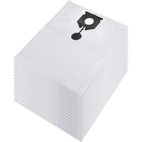 Lot de 10 sacs filtrants en non-tissé pour aspirateur sec NT 30/1 Tact Te L, NT 30/1 Tact Te M, NT 30/1 Tact L, NT 30/1 Ap Te L, NT 30/1 Ap L (1/5)