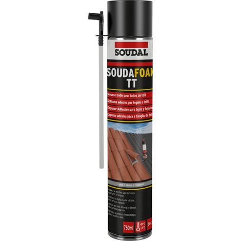 Soudal SCHIUMA POLIURETANICA PER TETTI MANUALE ml. 750 12 PZ