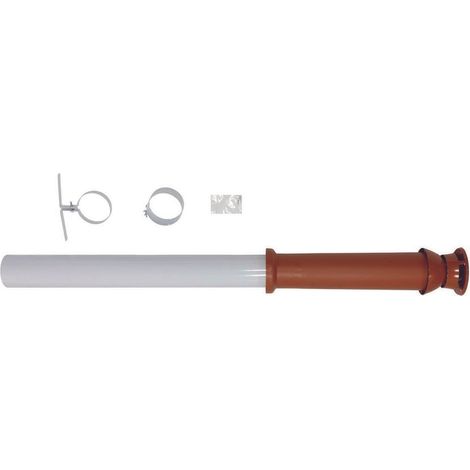 Vaillant Passaggio tetto inclinato turboTEC Condotto aria/fumi, 60/100 mm, rosso, 303831