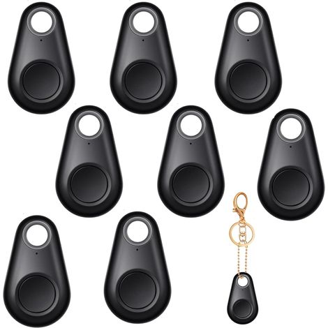 Set de 8 Traceurs GPS Portables pour Mobile Anti-Perte : Traceur Intelligent Anti-Perte, Localisateur Clés, Traceur GPS pour Animaux (Chien, Chat), Portefeuille, Porte-Clés, Bagages, Alarme de Rappel (1/5)