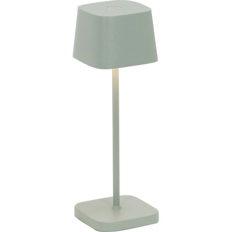 Zafferano OFELIA PRO MICRO Lampada a led da tavolo Salvia ricaricabile e dimmerabile (1/5)