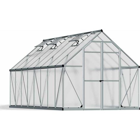 Canopia Serre de jardin Essence 11,8m² Argent (1/5)