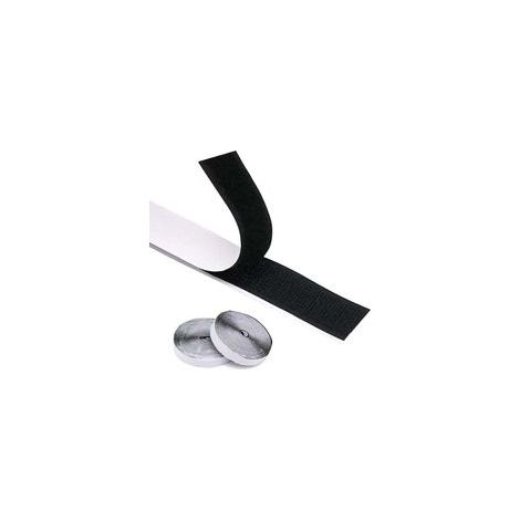 Bande Velcro Adhésive Double Face 20mm x 8m, Fixation Puissante pour Cadres Photo, Tapis et Moustiquaires, Ruban Auto-Agrippant Résistant (1/4)
