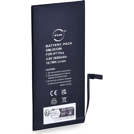 NX - Batterie téléphone, smartphone, GSM pour iPhone 7 Plus 3.85V 3100mAh - 616-0024961 (1/3)