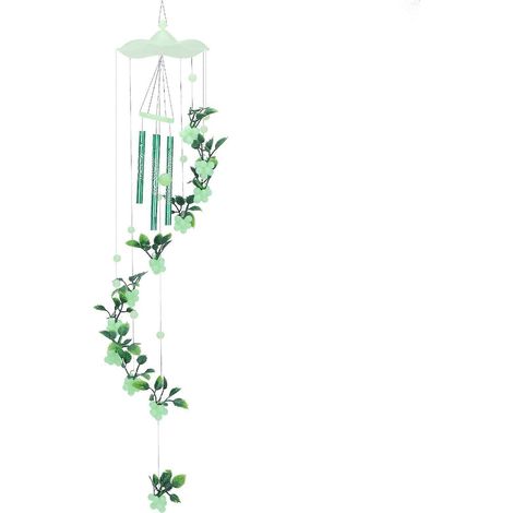 1 carillon éolien lumineux créatif en forme de raisin, pendentif clochette à vent, décoration suspendue raffinée (1/5)