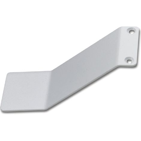 JUNIE Gleitwinkel, Breite 60 mm, Länge 160 mm, Stahl weiß