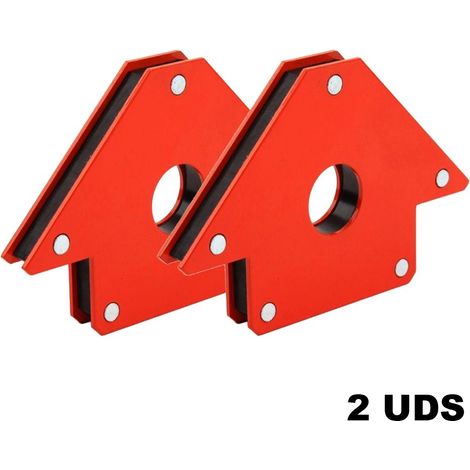 JUEGO DE 2 ESCUADRAS MAGNETICAS PARA SOLDADOR 34 KG (1/5)