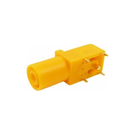 Fiche banane femelle 4 mm RS PRO Jaune Femelle 24A 1000V ( Prix pour 1 )