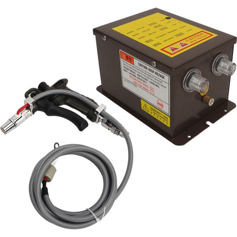 Pistolet à air ionisant 30 W, 0,2 à 0,8 MPa, ioniseur antistatique avec générateur 4,6 kV pour usage industriel, prise UE 220-240 V (1/5)