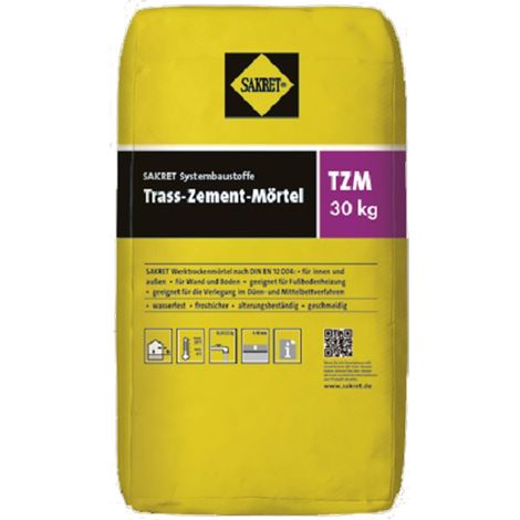 SAKRET Trass-Zement-Mörtel TZM 30 kg