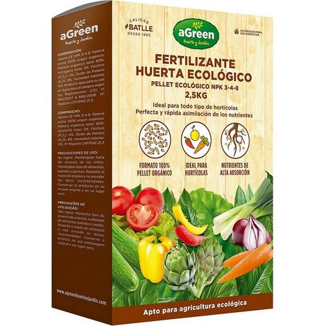 Dünger agreen eco garden 2,5 kg organisch Pellets (1/3)