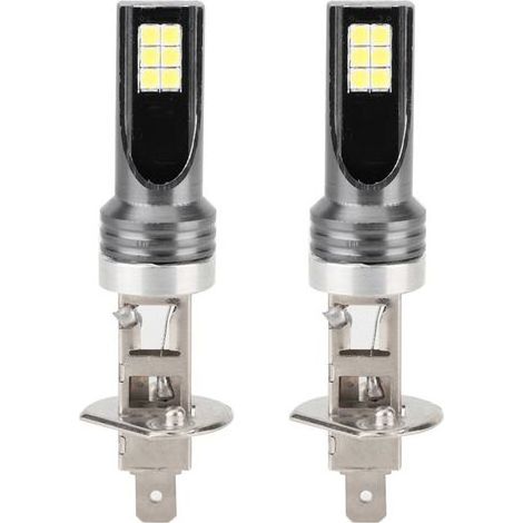 Phare LED H1 3030-12 6000K pour voiture, étanche, accessoire d'éclairage automobile (1/5)
