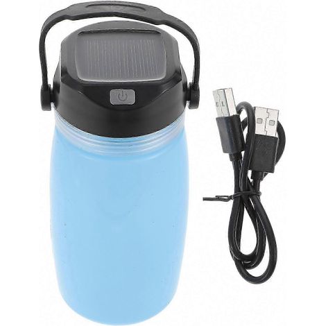 Tragbarer Solarkessel, leichter Campingbecher aus ABS und Silikon für Outdoor-Wanderungen, Notwassererhitzer (1/2)
