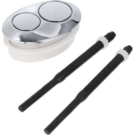 Bouton Poussoir Ovale pour Réservoir D'eau de Toilette (1/5)