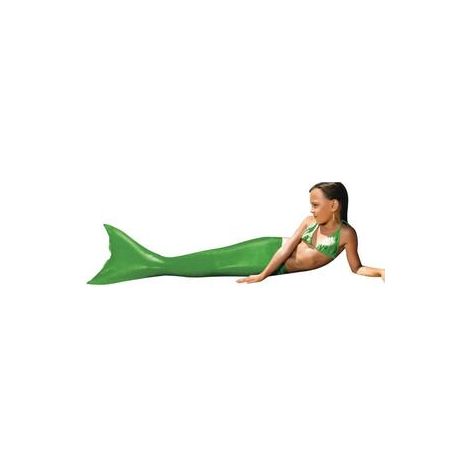 Cola sirena verde