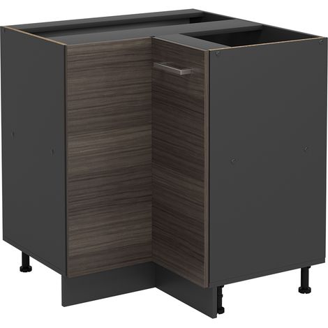 Meuble d'angle R-Line, Gris noble, 75.6cm sans PT, Vicco